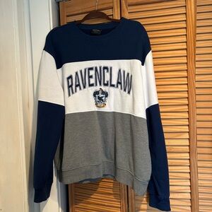 Ravenclaw Colorblock Crewneck Sweatshirt Universal Studios XL Harry Potter